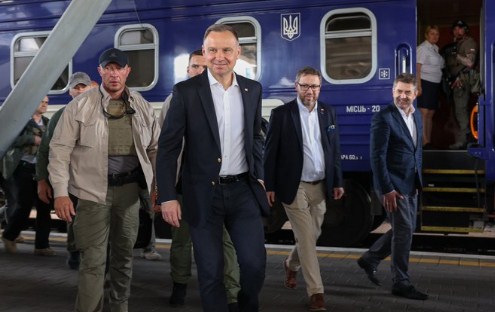 Президент Польщі Анджей Дуда прибув із візитом до Києва