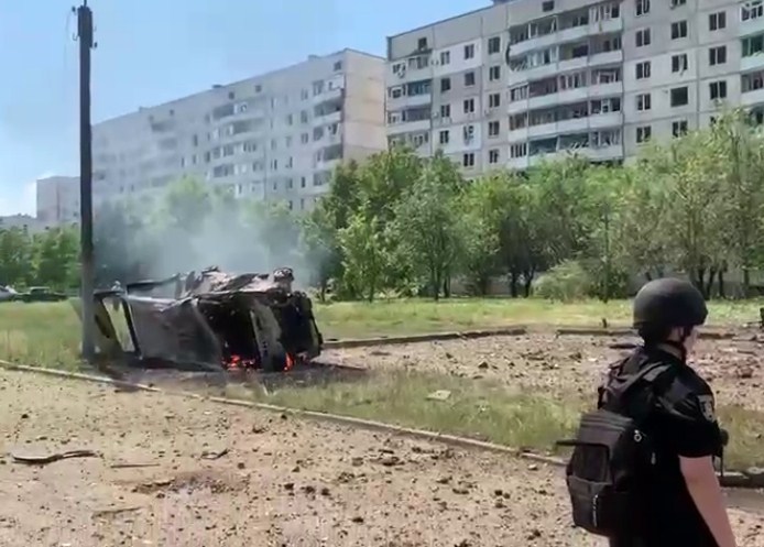 Ракетний удар по Первомайському Харківської області