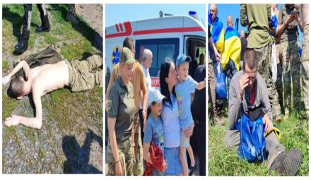 В Україну з полону повернулися 45 наших воїнів ЗСУ
