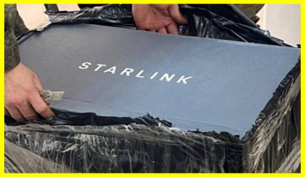 The Russian military began using Starlink satellite devices