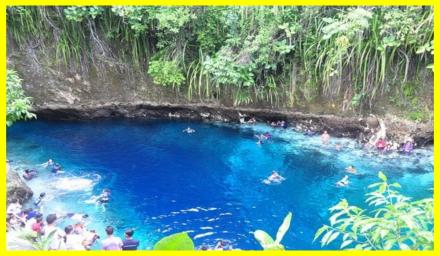 The magical Hinatuan River on the island of Mindanao, Philippines