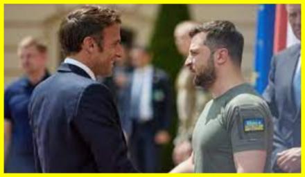 Macron said he would send the military to Odessa