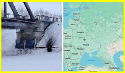 Підірвано опори мосту по якому перевозилися боєприпаси