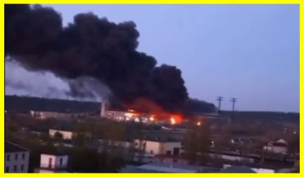 Ukrainian thermal power plant completely destroyed by missile strike