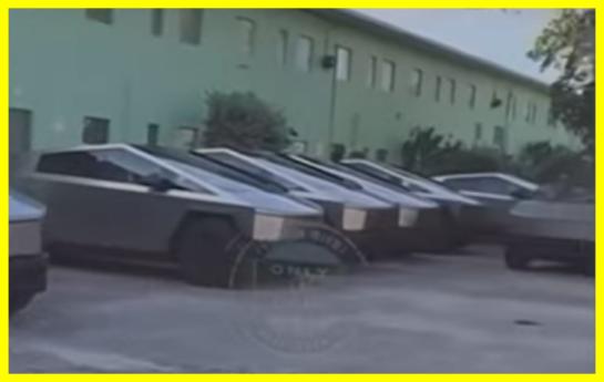 Vandals wrote offensive inscriptions on brand-new Cybertrucks