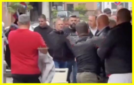 Serbian President Vucic's son was attacked by Albanian fans