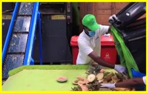 Food waste from restaurants becomes organic fertilizer