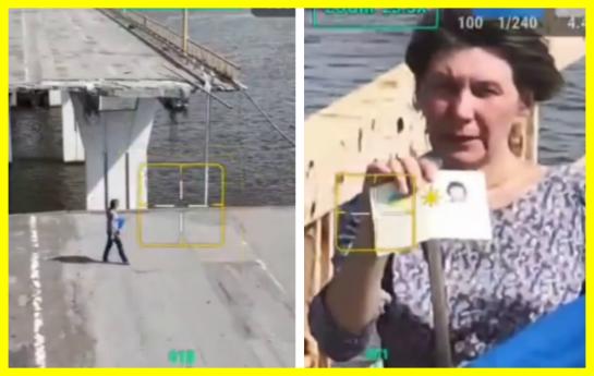 A Ukrainian woman escaped from Russian occupiers