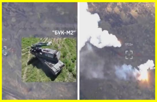 The AFU destroyed two Russian Buk-M2 SAMs