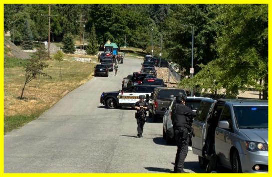 A sniper shot and killed two firefighters fighting a wildfire