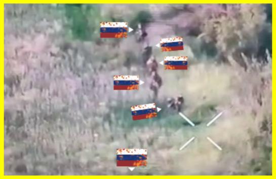 The Russians attacked in droves in an attempt to intimidate with numbers