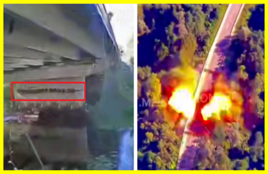 The AFU blew up a bridge on Russian territory