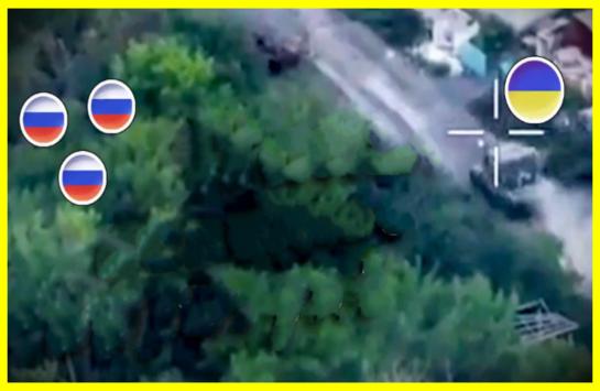 The AFU tank withstood a direct hit by a drone