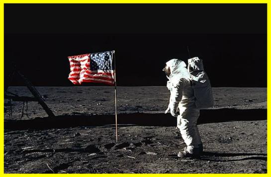 Why does the US flag wave on the windless Moon? 