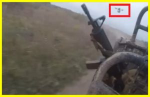 Skillfully evaded a Russian drone at the last moment