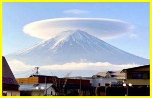 Lenticular Cloud Over Mount Fuji