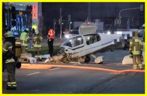 Small Plane Makes Emergency Landing on Busy Street in Mannheim, Germany