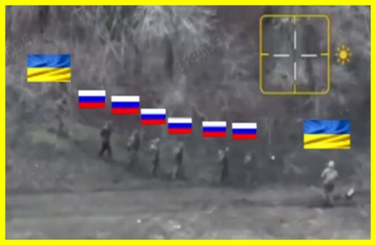 Two Ukrainian soldiers captured six Russians