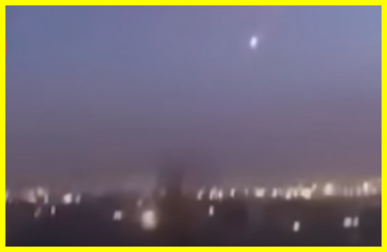 Mysterious UFO Sighted Over Iran's Karaj City Moments Before Airstrikes